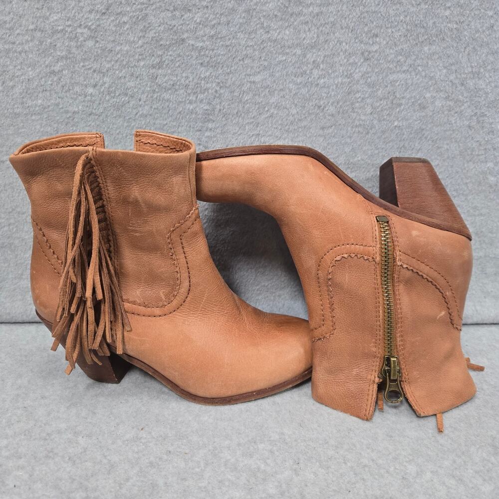 Sam Edelman Louie Fringe Boots Size 7 - Picture 6 of 9
